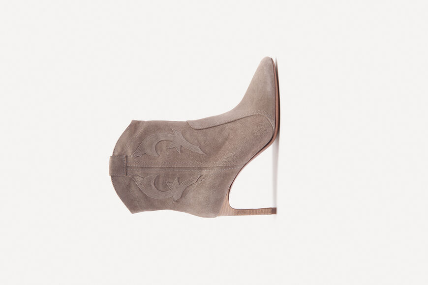 ba&sh High-heeled ankle boots CAITLIN TAUPE