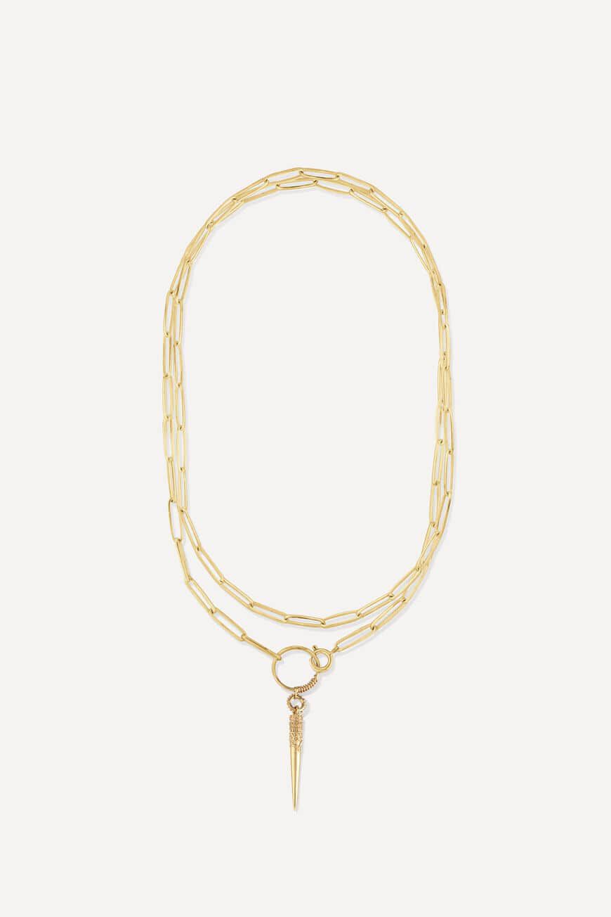 ba&sh chain necklace NAOMIE YELLOW