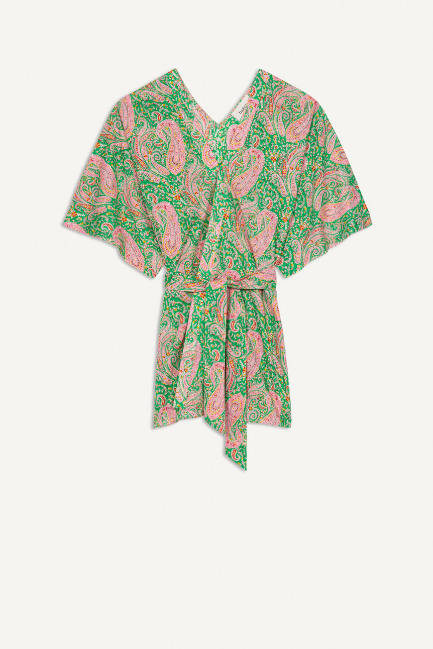 ba&sh cotton kimono OLSEN GREEN