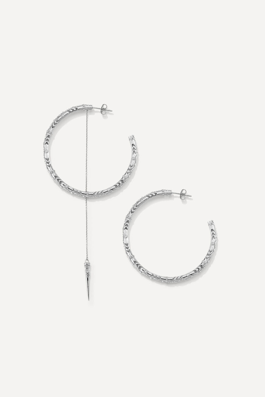 ba&sh hoop earrings OZALE ARGENT