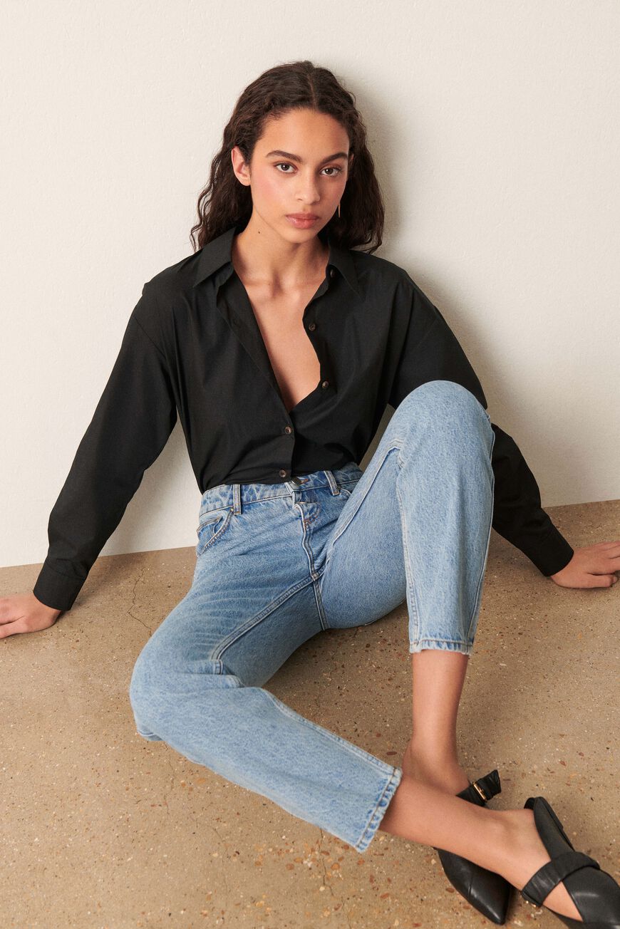 ba&sh high-waisted jeans AMBER DENIM