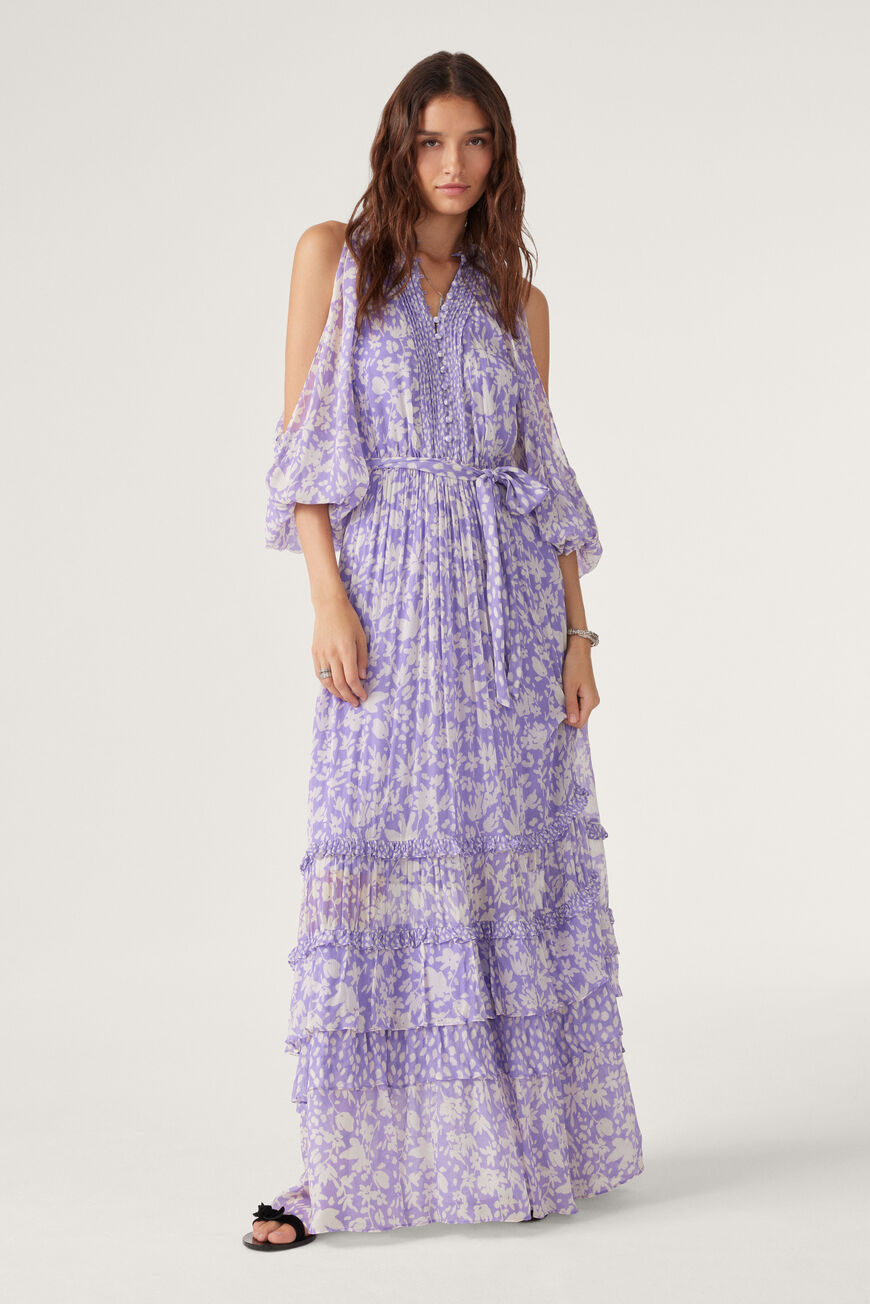 purple Sale, short dresses, midi dresses, maxi dresses | ba&sh SE | Blusenkleider