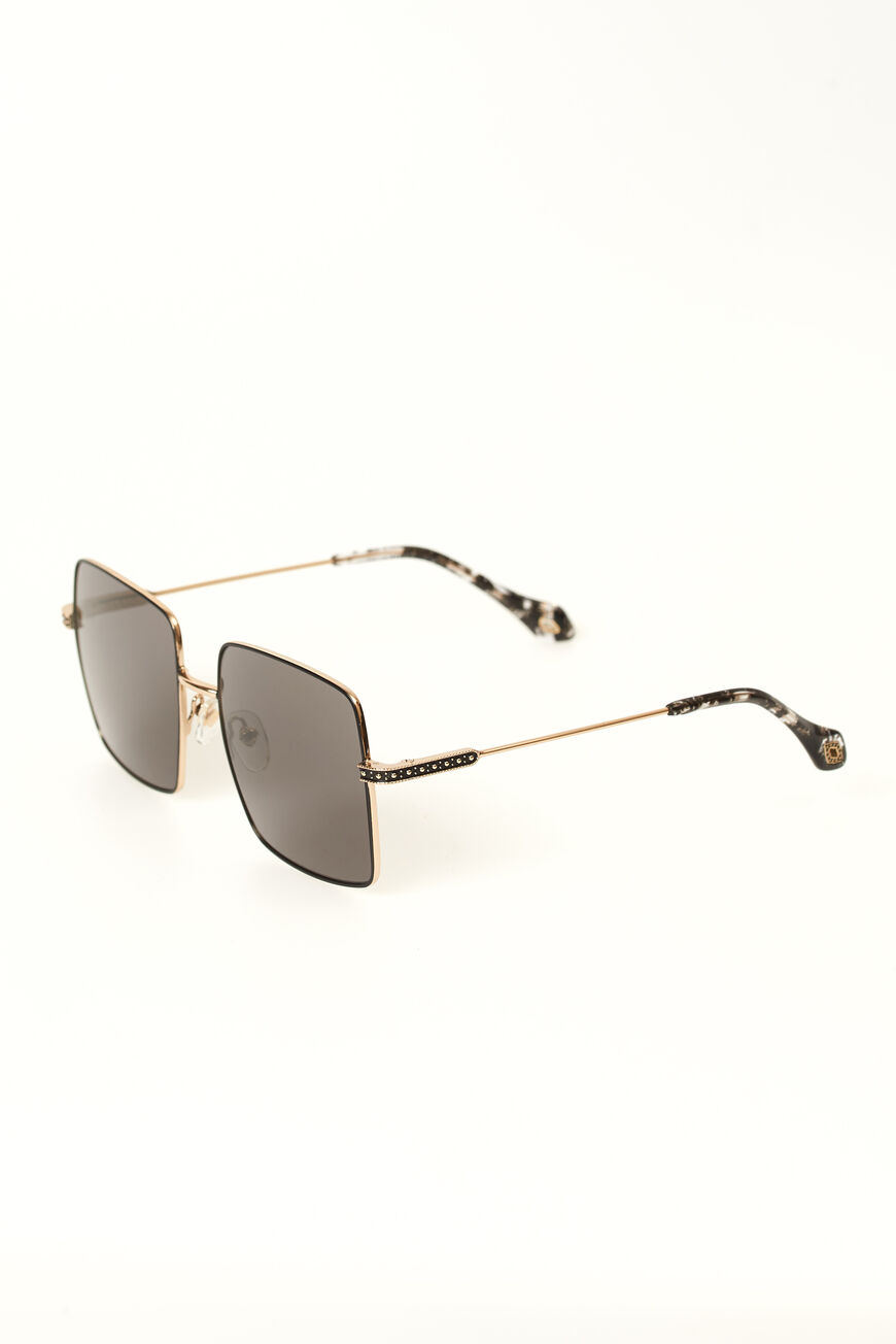 ba&sh oversized sunglasses LAYA Gold