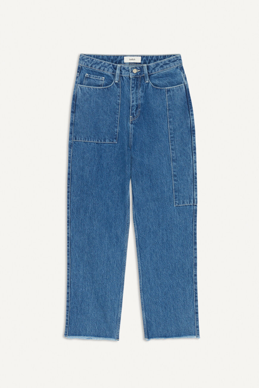 ba&sh straight jeans ASTEL BLUE