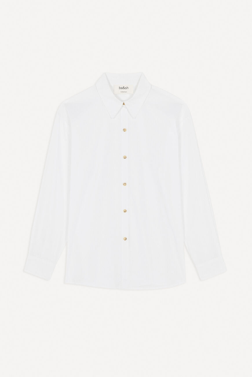 ba&sh cotton shirt DARLA WHITE