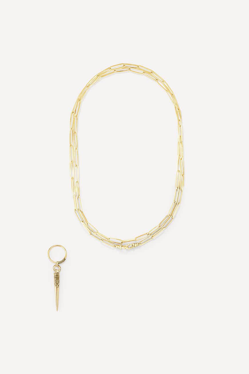 ba&sh necklace SAVAN Gold