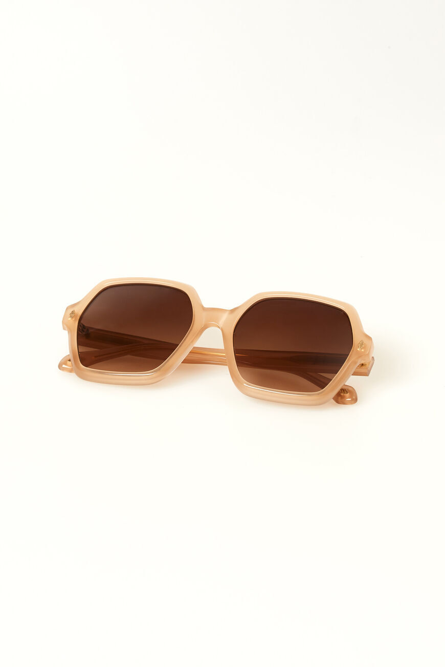 ba&sh oversized sunglasses LIDI Nude